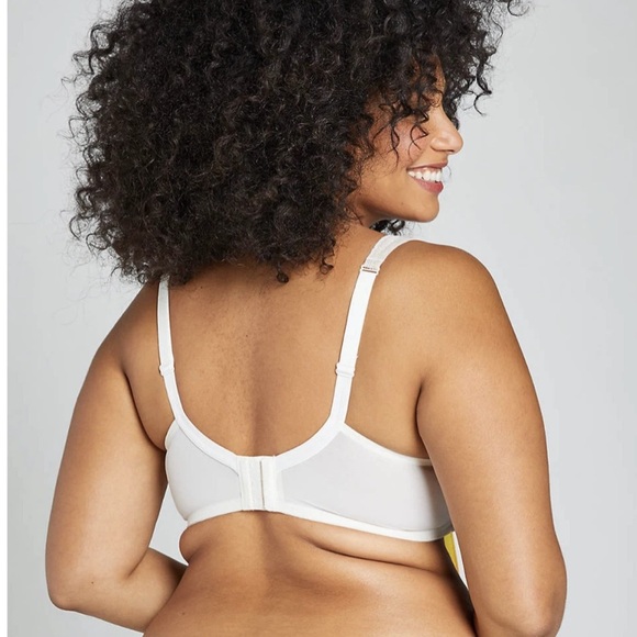 Cacique Modern Lace Lightly Lined Balconette Bra  beige 38C - Picture 4 of 11